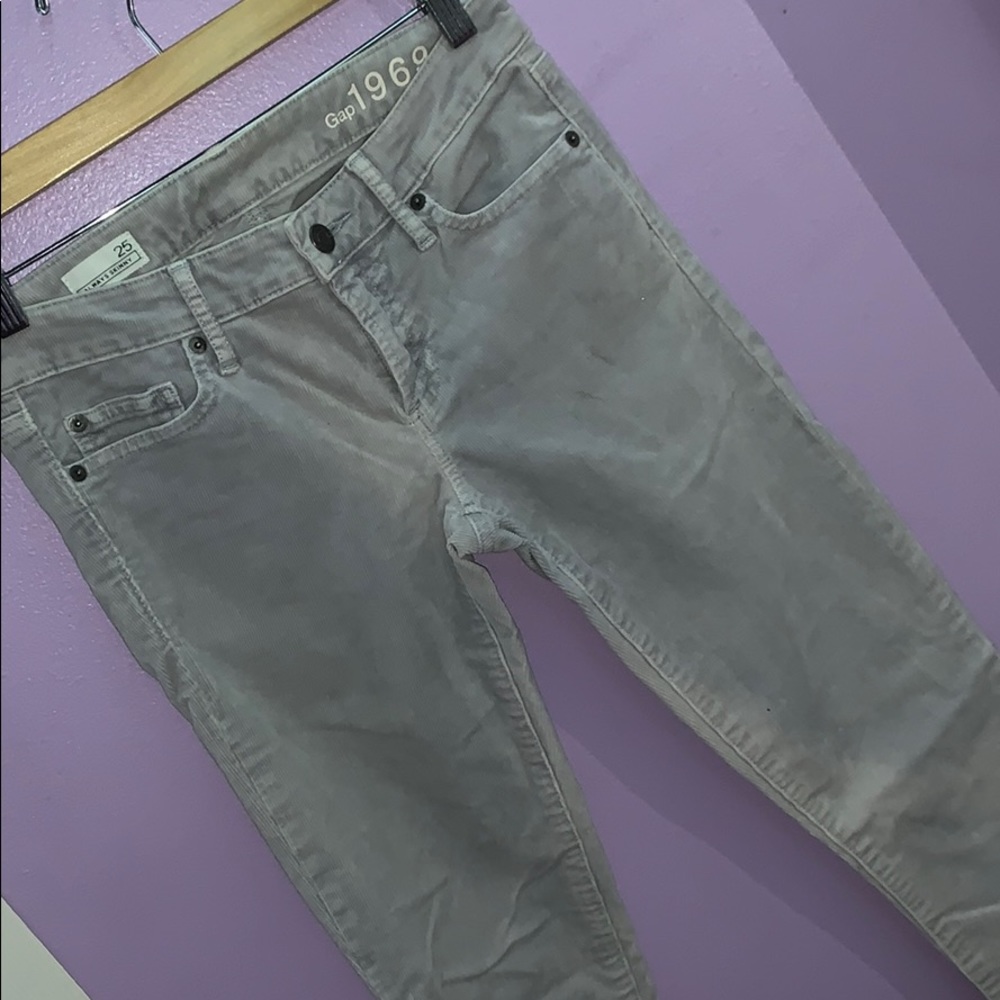 Gap grey corduroy pants